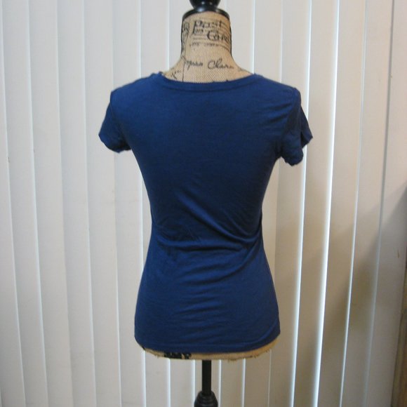 NWOT Express purple graphic tee t shirt top XS extra small - Picture 4 of 5